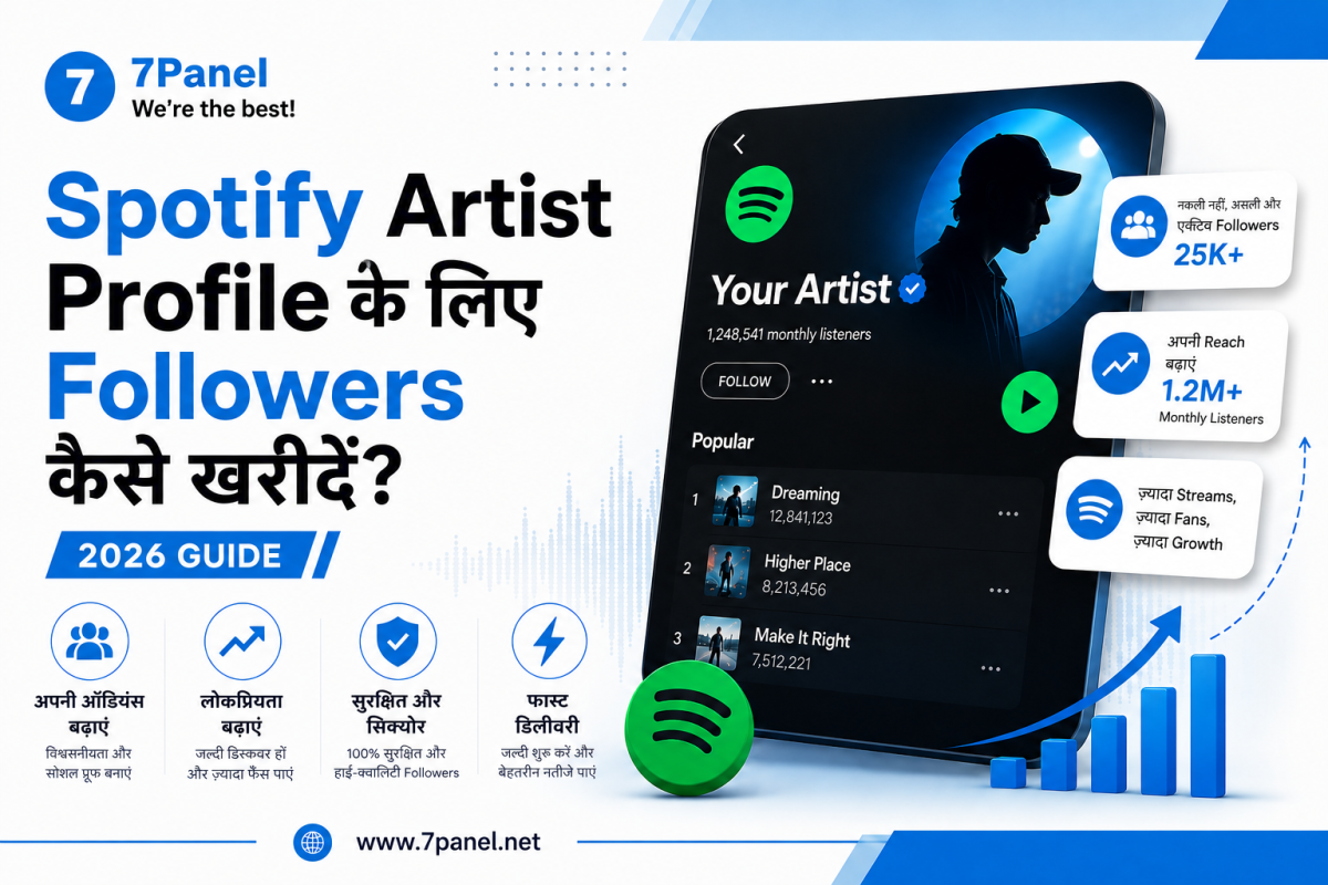 Spotify Artist Profile के लिए Followers कैसे खरीदें? | 2026 Guide