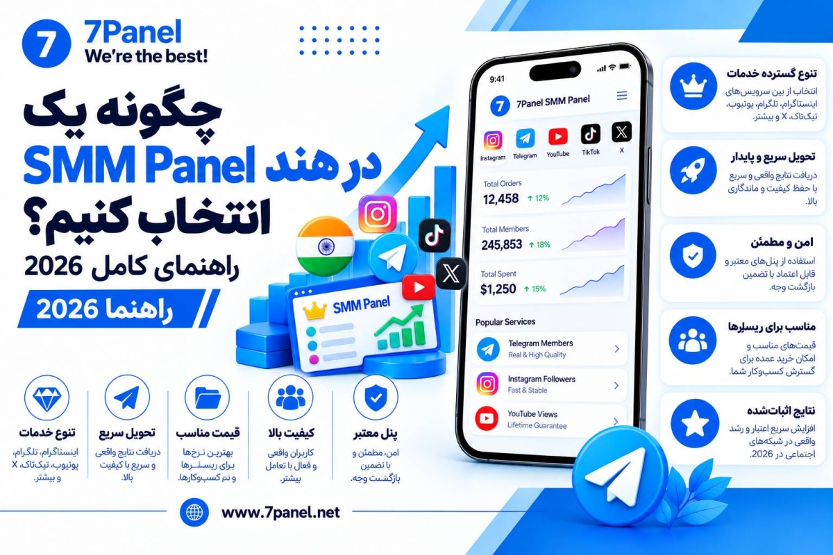 چگونه یک SMM Panel در هند انتخاب کنیم؟ راهنمای کامل 2026