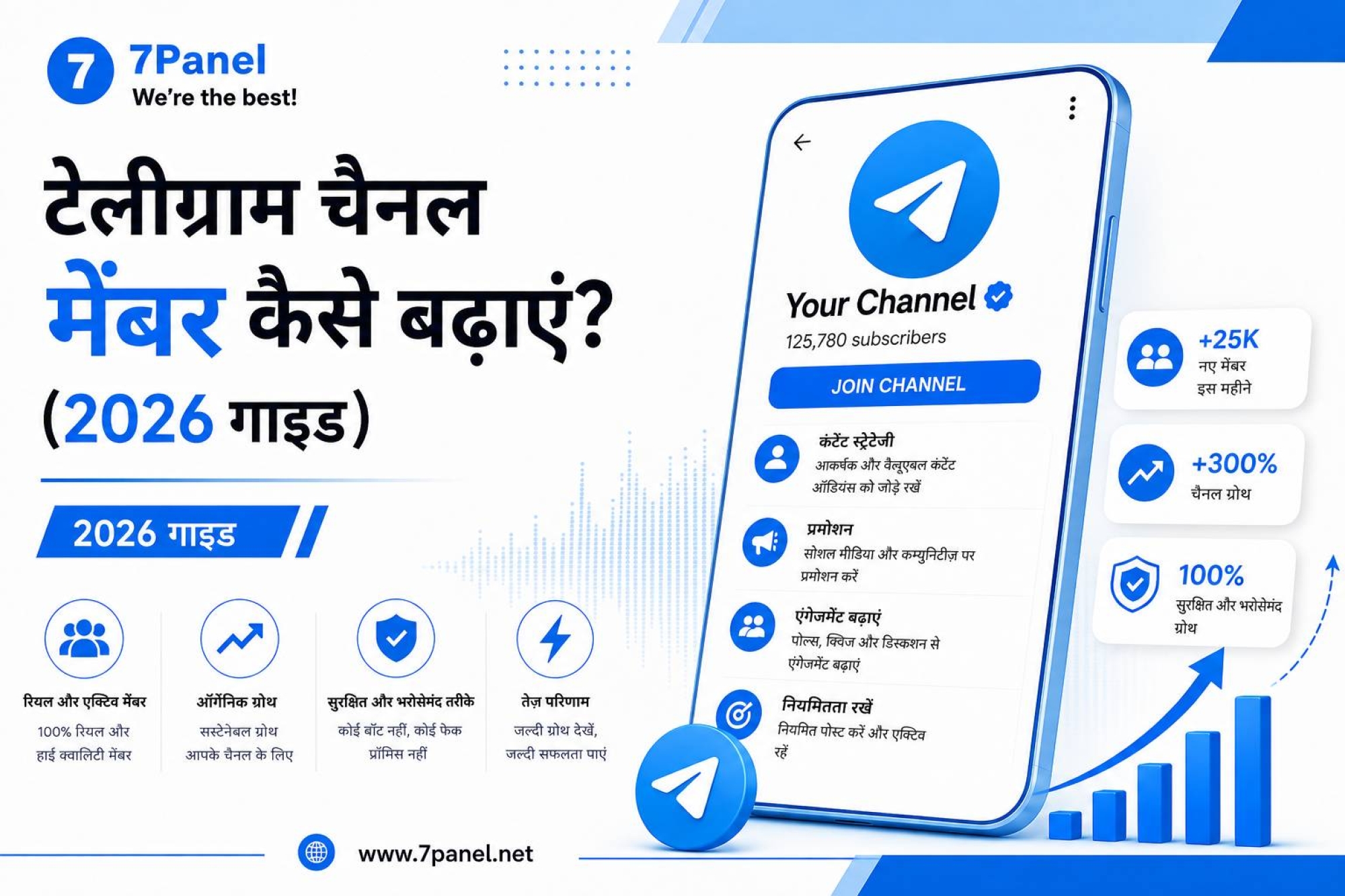 टेलीग्राम चैनल मेंबर कैसे बढ़ाएं? (2026 गाइड)