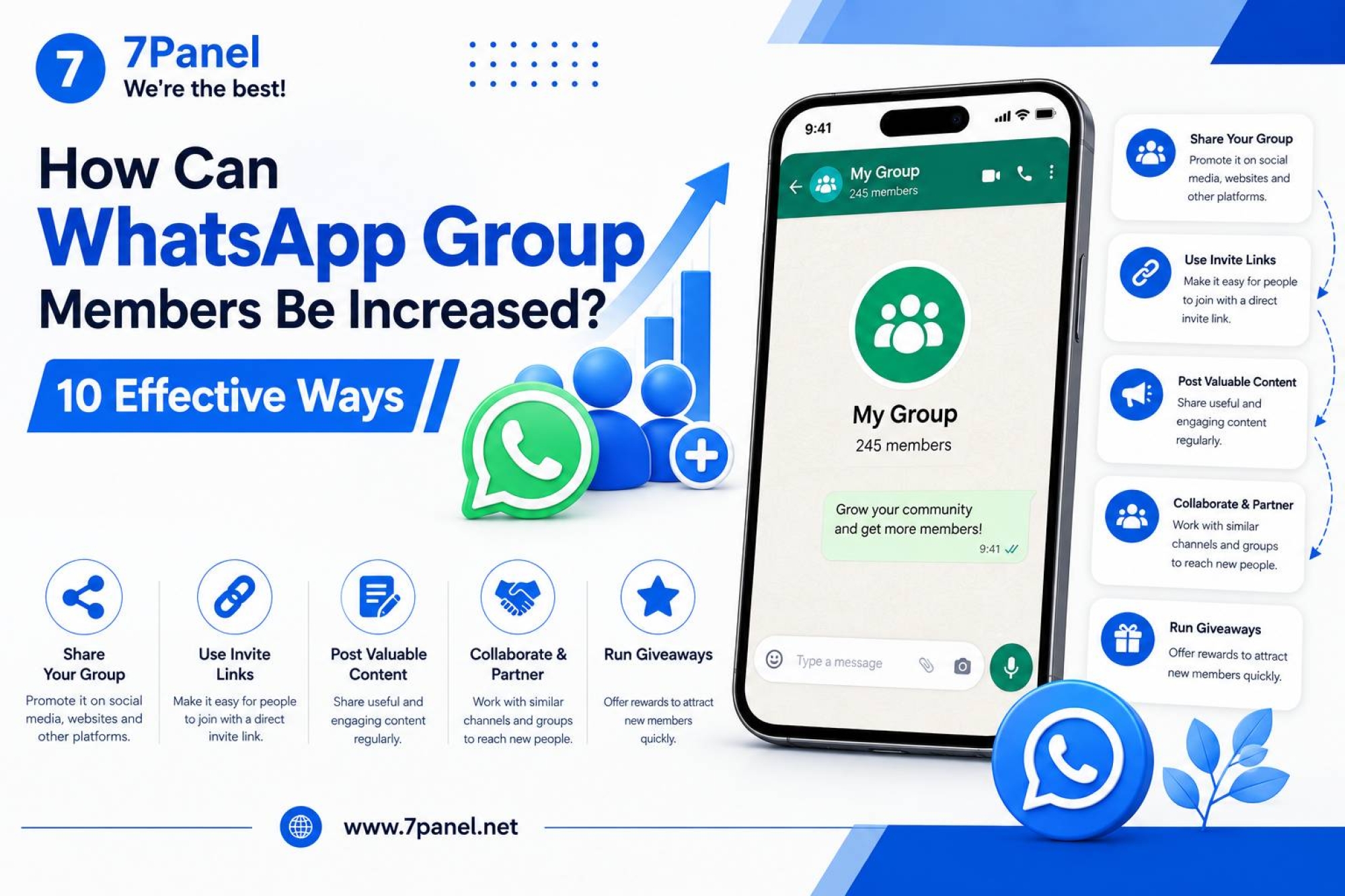 How Can WhatsApp Group Members Be Increased? 10 Effective Ways