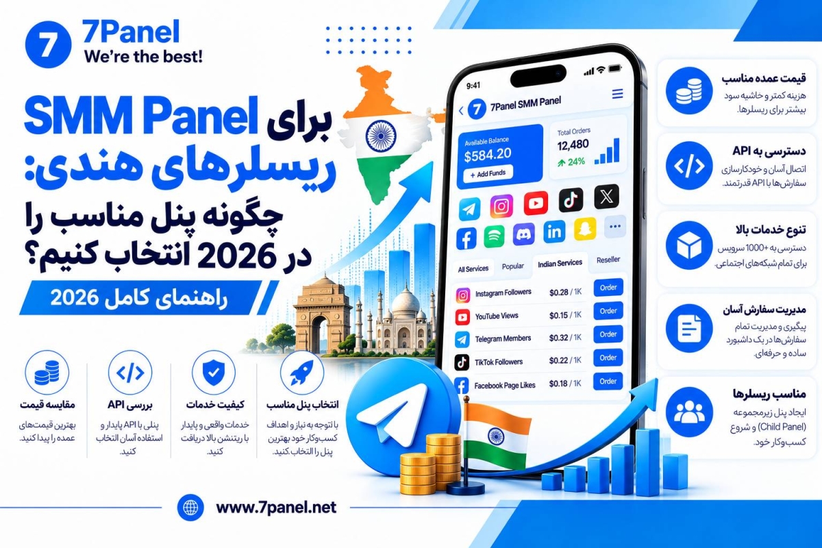 SMM Panel برای ریسلرهای هندی: چگونه پنل مناسب را در 2026 انتخاب کنیم؟